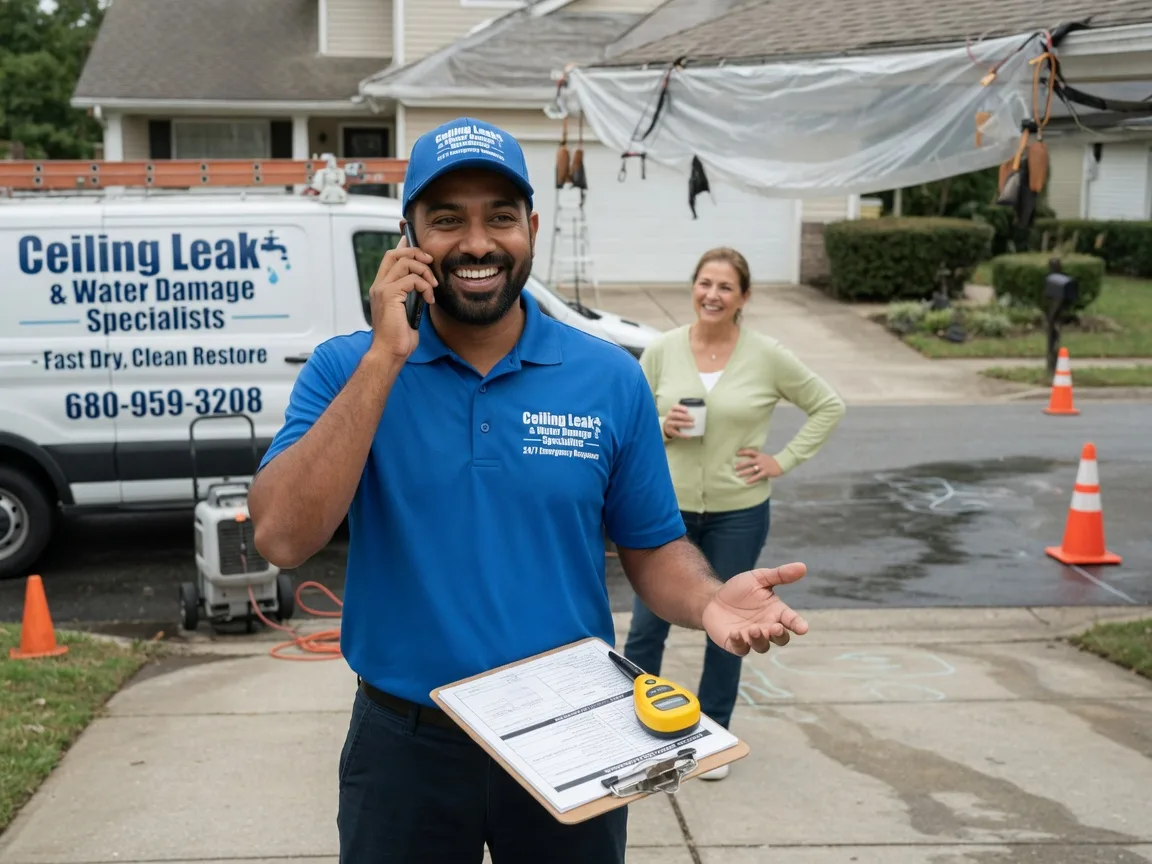 Ceiling Leak Cleanup Leesburg, VA FAQs